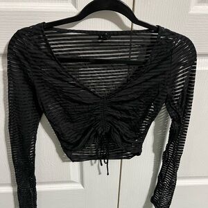 Urban Outfitters V neck ruched top